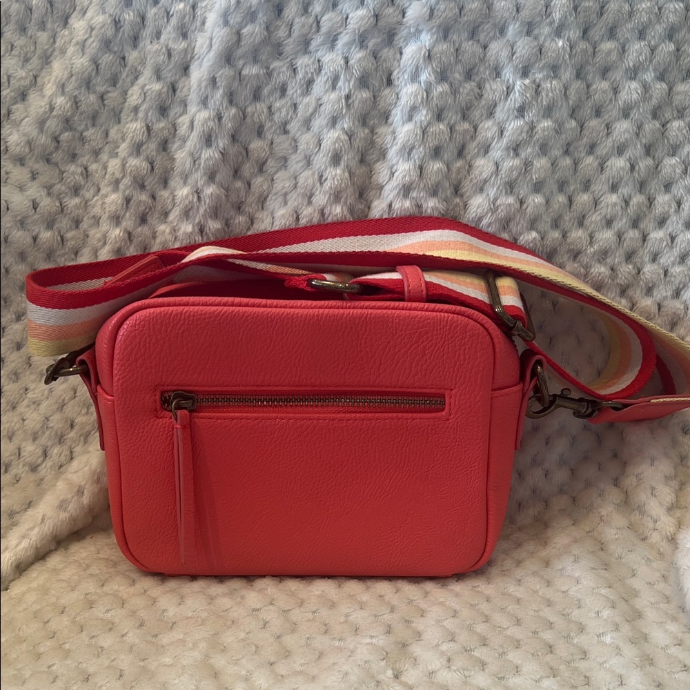 Stylish Coral Crossbody Bag